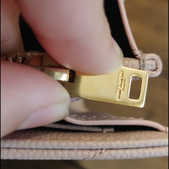 Ysl monogram wallet on chain blush nude - Picture 5 of 9